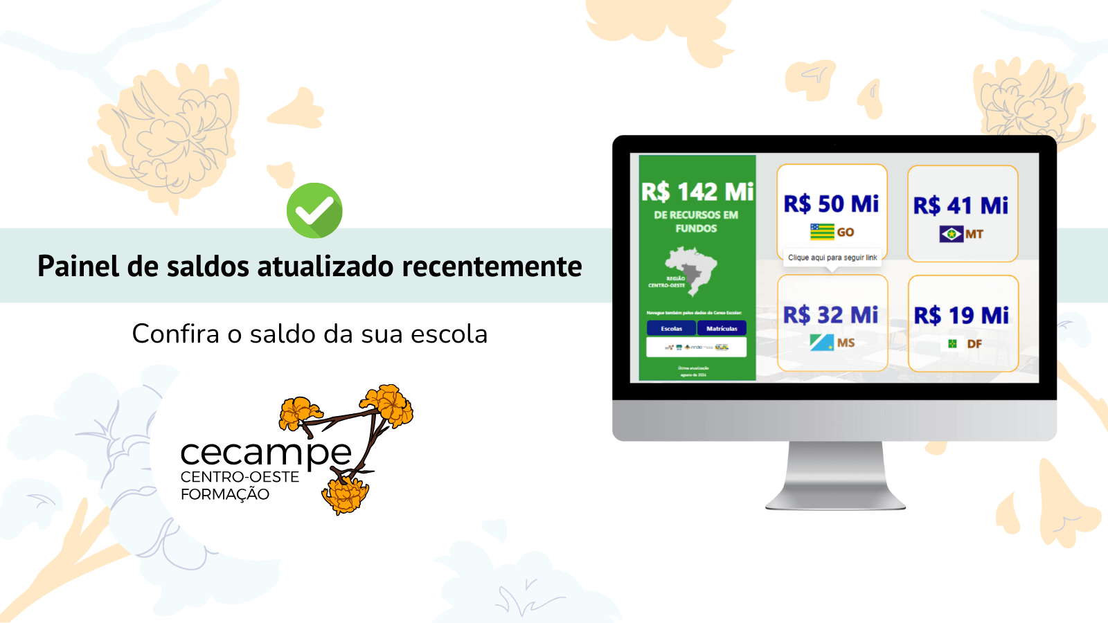 Painel de Saldos tem dados atualizados para orientar tomada de decisão